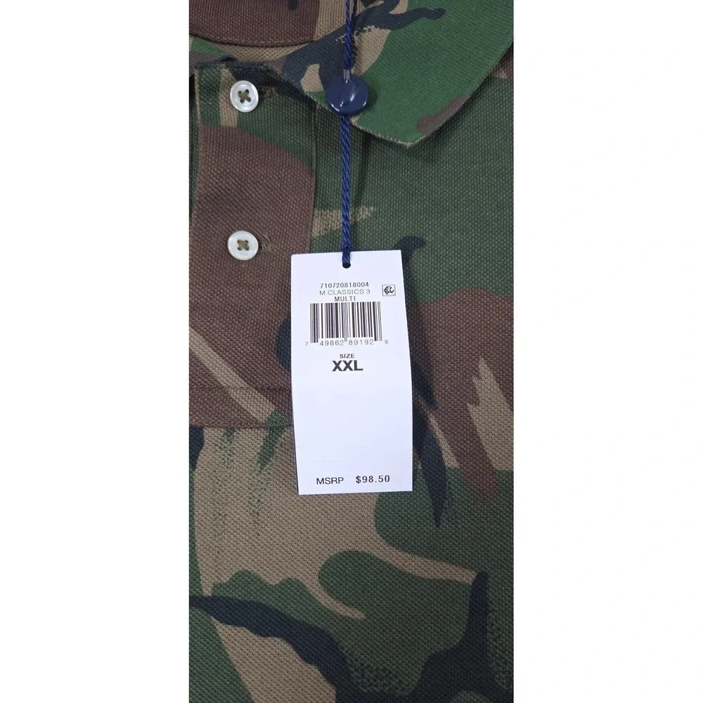 Polo Ralph Lauren Mens 2XL camo Mesh Classic Fit Short Sleeve NEW MSRP $98.50
